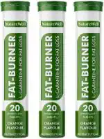 Naturewell Effervescent Tablet Fat Burner Tablets For Weight Loss, 20 Tablets Each (Pack Of 3)