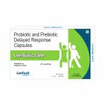 Leeford Lee-Biotic Forte Probiotic and Prebiotic Supplement Delayed Response Capsules for Men and Women | Helpful for Better Immunity, Digestion and Health- 10 capsules Pack