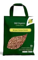 B&B Organics Brown Horse Gram / Kulthi / Kollu / Vulavalu / Horse Gram / Kulthi Dal / Kurthi Dal / Hurali Kalu / Kulthi Beans (Whole) (2 Kg)