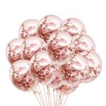 Party Propz Rose Gold Rubber Birthday Balloon (Set Of 30)