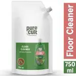 PureCult Plant-Based Floor Cleaner with Geranium and Lavender Essential Oils (750 ML)