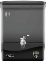 iLIV+RO+UF+Alkaline 4 in 1 minerals cartridge+Detachable Tank+15L Per Hour Capacity, Convenient for Borewell & Municiple water supply (Black)