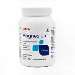 GNC Magnesium 370mg | Strengthens Bones & Teeth | Promotes Calcium Absorption | Relieves Stress Symptoms | Supports Cell Functions | Formulated in USA | 370mg Per Serving | 120 Capsules