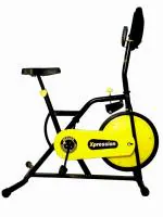 BODYMAXX Lifeline MYSPOGA_1513697 Other Fitness Combo 4 in 1 Deluxe Treadmil and Airbike 103, Others (Silver)