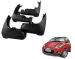 Gee Cee Black Abs Plastic O.E Type Mud Flaps Mud Guard For Chevrolet Spark (Set Of 4)
