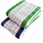 Danish Handloom Cotton 350 Gsm Bath Gamcha Set (Pack Of 2)