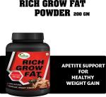 Inlazer Rich Grow Weight Gain Powder | Daily Protein Powder With Herbal Blend For Power Weight Gainers/Mass Gainers (200 g, No Flavour)