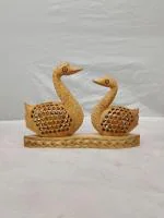 Al-Khiraat Brown Wood Decorative Showpiece, 15 Cm