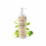 IVONA Green Apple Shampoo - Repair, Restore, Strengthen, and Clarify - Sulfate-Free with Aloe Vera, Shikakai, Hibiscus, and Charcoal, Enriched with Keratin and Pro-V B5 for Healthy Hair and Scalp