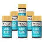 Cratus Right Nutrition COQ10 Tablets for Heart Health and Cellular Energy Support Formulated with L-Carnitine L Tartrate, Zinc and Lycopene | Boosts Vitality and Reduces Fatigue | Pack of 6 60 Tablets