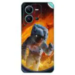 GADGETSWRAP Printed Vinyl Skin Sticker for Vivo V25 (5G) - Space Theme Galaxy Stars