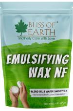 Bliss of Earth Emulsifying Wax NF Cosmetic Grade Wax Best for Soap, Lotion, Body Moisturizer 907gm
