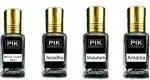 Pik product White Oudh, Mukkalath, Javadhu and Amania Attar Alcohol Free Unisex 24 ml (Pack of 4)