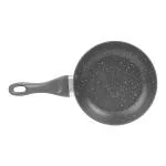 Kitchen Chef Black Aluminium Induction And Gas Stove Compatible Non Stick Frying Pan 24 cm 1.50 ltr