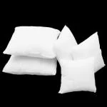 JDX Micro Fiber Cushion Filler | Cushion 12x12 Inches Set of 5 | Hotel Quality Soft Cushions | White Cushions for Sofa