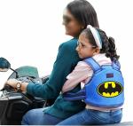 Magic Seat Premium Portable Seat Belt Children Motorcycle Harness - (Blue-Batman)