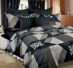 Geo India limited Pure Comfort Cotton Bedsheet Printed Bedsheet with two pillow covers-A24