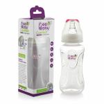 Beebaby Pink Comfort Slim Neck Baby Feeding Bottle. 100% BPA Free (240 ML / 8 Oz.)