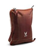 VAYA BAGMAT Maple Brown Cotton Twill Office Lunch Bag with Sling for Tiffin Box and Water Bottle, 1 L