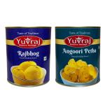 Yuvraj sweets Rajbhog & Angoori petha combo pack (1 kg x 2 ) pack