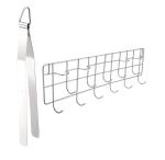 Urban Buy Stainless Steel Roti Chimta Tong With Stainless Steel Khutti and Multicolour, Pack of 2