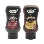 Gusto Foods Pancake Syrup And Premium Chocolate Syrup Combo (Combo Of 2)