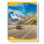 Navneet Youva| Spiral Notebook| Spiral Note Notebook| Jumbo Size 18 cm x 24 cm for Students| Single Line Notebook| 200 Pages| Pack of 6