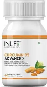 Inlife Curcumin C3 Complex 500 mg Turmeric with BioPerine-60 Veg Capsules (60 No)