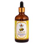 KUNJ Casotor oil (Ricinus communis) 100% Pure & Natural Undiluted Therapeutic Grade. Cold Pressed. For Hair Growth, Skin Care, Moisturising Dry Skin, Nails, Eyelash. 100ML