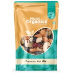 Nutri Organics Mix Dry Fruits Healthy Diet Snacks 200g - Pistachios, Walnuts, Almonds, Cashew Nuts, Cranberries, Golden Raisins, Black Raisins