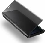 TRIFTY OnePlus 5T Black Polycarbonate S-View Mirror Stand Flip Cover