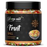 FROZEN NUTS Fruit Ball | Candy Balls | Mix Fruit Flavour Candy| Fruit Balls Jar Pack (900g)