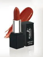 Nude Cosmetics- Creamy Matte Lipstick, Long-lasting, Shea Butter& Vitamin E, PeachyWine , 4g