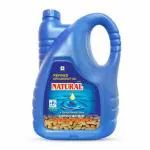 Natural - Refined Ground Nut Oil | Peanut Oil For Cooking | Zero Cholestrol | Added Vitamins | Healthy Cooking | 5 Ltr | Pack of 1