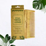 r kant - Pure Neem Wood Hair Comb (Kangi) | Wide Teeth for Natural Hair Care Solution, Hair Growth, Hair fall control, Dandruff Control | Eco-Friendly | Qty 1 No