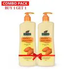 Pure Roots Herbals Almond & Honey Lotion - Pack of 2 (300ml * 2)