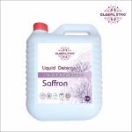 GLOBALSTAR Saffron Liquid Detergent For All Types Of Clothes, Contain Natural Ingredients, Suitable For Top-Load And Front Load Machine And Hand Wash Long Lasting Laundry Liquid For Fabric Care-5 Liter