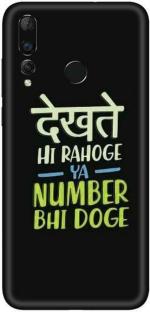 aadia Huawei Nova 4 Matte Vinyl Quotes Printed Mobile Skin Sticker with Scratch Resistant Lamination