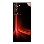GADGETSWRAP Printed Vinyl Skin Sticker for Samsung Galaxy Note 20 Ultra - Vertical Red Laser Light Spread