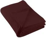 HOMIEE Solid/Plain Polar Fleece Blanket - Soft & Cozy All-Season Blanket for Single Bed | Ultra-Soft Machine Washable, Durable & Lightweight | Ideal for Winter & Summer Use (Pack of 1, 600 gm Each)