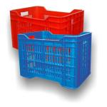 Jai Shoppee Heavy Duty Plastic Rectangular Storage Crate For vegetables (Capacity 25 Kg) Pack of 2