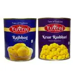 Yuvraj sweets Rajbhog & rasbhari combo pack (1 kg x 2 ) pack