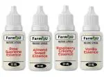 FARM4U Pack of 4 Baking Essence Flavour of Vanilla, Rose, Raspberry, Almond