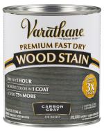 Rust-Oleum Varathane 304559 Premium Fast Dry Wood Stain CARBON GRAY, Quart (946ml)