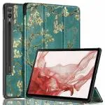 ProElite Cover for Samsung Galaxy Tab S9 Plus 12.4 inch Cover Case, Smart Trifold Flip case Cover for Samsung Galaxy Tab S9 Plus 12.4 inch Support S Pen Magnetic Attachment, Flowers