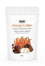 Rage Coffee Energy Coffee Powder For Men & Women - 100g | Energy Enhancing Mushroom Coffee | 100% Pure Coffee & Cordyceps Extract Helps Boost Energy