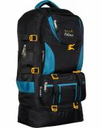 FELLOW a travel time Large 50L Travel Backpack for Sport Camping Hiking Trekking Bag Rucksack Rucksack Chain Fold For Extra Space Rucksack - 50 L (Black)