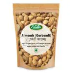 Sindhi Dry Fruits Gurbandi Badam, Premium Gurbandi Almond Giri, Desi Badam, Great Snack for Diabetic Patients, May Contain 2% Bitter Kernels, Slightly Dusty and Unpolished, 1 kg Pack
