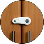 Safe-o-kid Durable, Elegant Child Safety Cabinet Lock, Grey Pack of 16