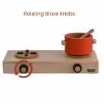 Nesta toys- learn through play Wooden Gas Stove Toy | Kitchen Play Toy for Kids